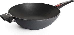 Woll - Diamond Lite 13.4" Non-Stick Wok & Stir Fry Pan with Black Detachable Handle and Lid (34 CM) - 1034DPIL