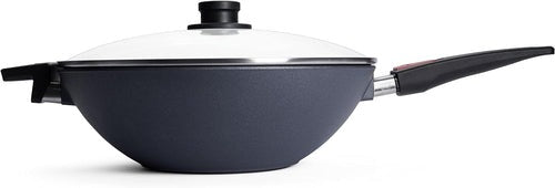 Woll - Diamond Lite 13.4" Non-Stick Wok & Stir Fry Pan with Black Detachable Handle and Lid (34 CM) - 1034DPIL