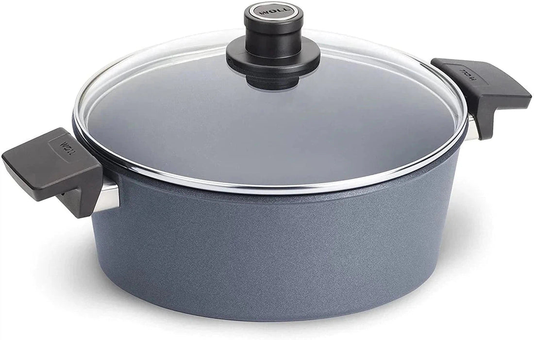 Woll - Diamond Lite 6.2 QT Induction Non-Stick Casserole With Lid (28 CM) - 828DPIL