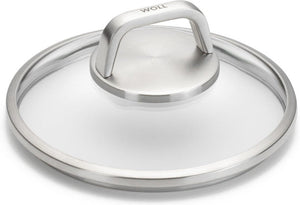 Woll - Diamond Lite 7.09" Safety Glass Lid with Vented Handle (18 CM) - S18DLPM
