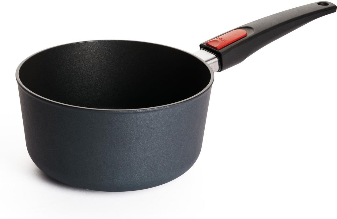 Woll - Diamond Lite 7.1" Non-Stick Saucepan with Black Detachable Handle and Lid (18 CM) - 1918DPIL