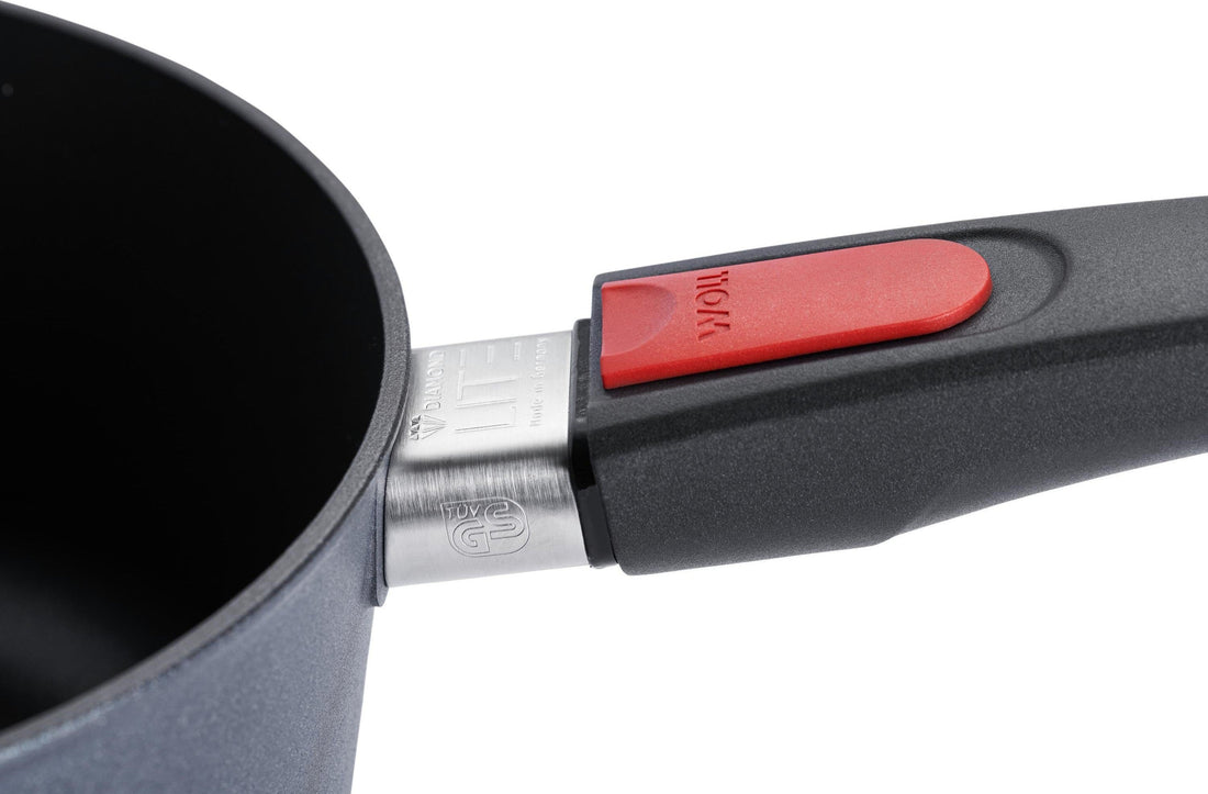 Woll - Diamond Lite 7.1" Non-Stick Saucepan with Black Detachable Handle and Lid (18 CM) - 1918DPIL