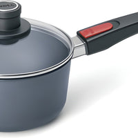 Woll - Diamond Lite 7.1" Non-Stick Saucepan with Black Detachable Handle and Lid (18 CM) - 1918DPIL