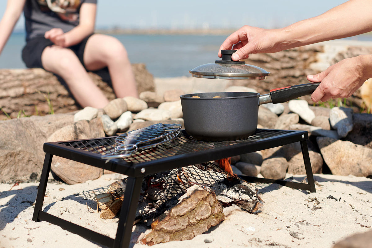 Woll - Diamond Lite 7.9" Non-Stick Saucepan With Black Detachable Handle and Lid (20 CM) - 1920DPIL