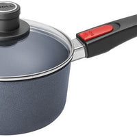 Woll - Diamond Lite 7.9" Non-Stick Saucepan With Black Detachable Handle and Lid (20 CM) - 1920DPIL
