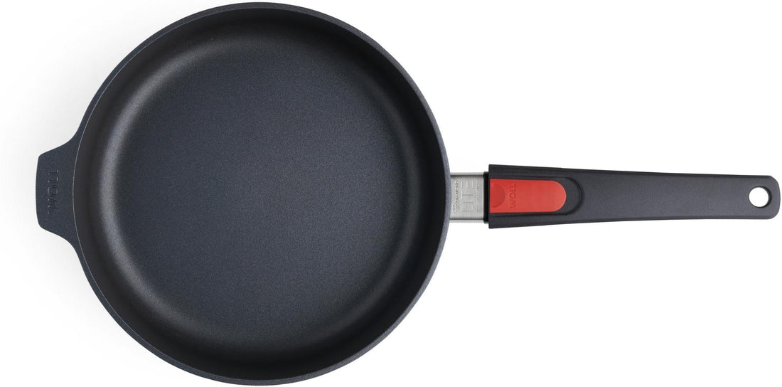 Woll - Diamond Lite 9.4" Non-Stick Saute Pan With Black Detachable Handle and Lid (24 CM) - 1724DPIL