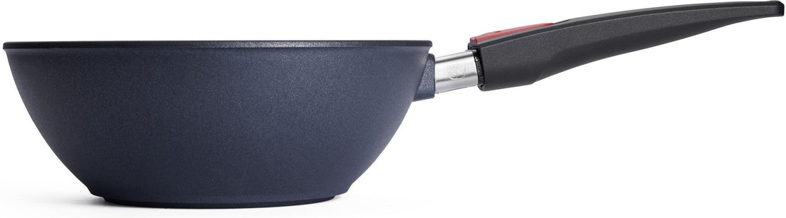 Woll - Diamond Lite 9.4" Non-Stick Wok & Stir Fry Pan With Black Detachable Handle and Lid (24 CM) - 1024DPIL