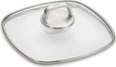 Woll - Diamond Lite Pro 11" Square Glass Pan Lid with with Vented Handle - WS228DLPM