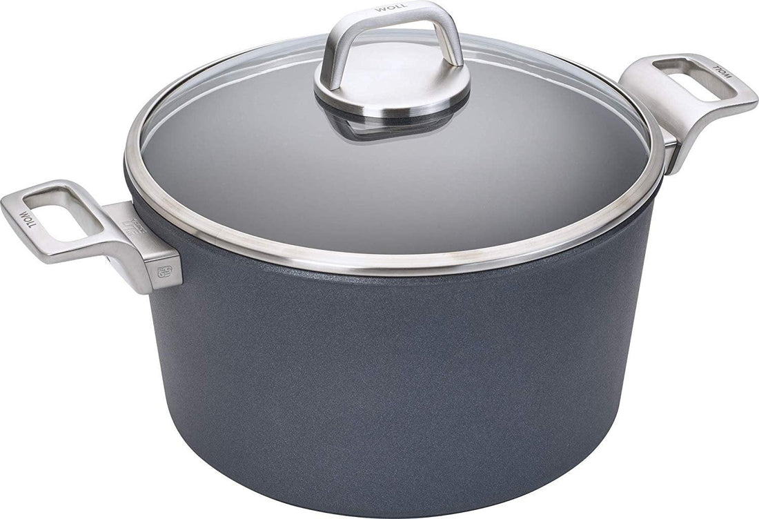 Woll - Diamond Lite Pro 5.2 QT Non-Stick Stock Pot with Lid - W124DLPL