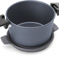 Woll - Diamond Plus 8 QT Concept Induction Stock Pot with Lid & Silicone Insert - W128-1CPI