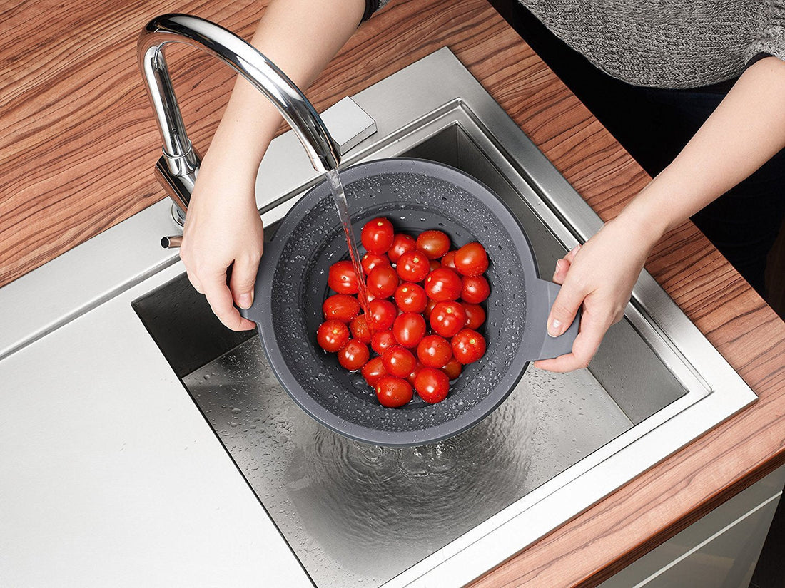 Woll - Diamond Plus 8 QT Concept Induction Stock Pot with Lid & Silicone Insert - W128-1CPI