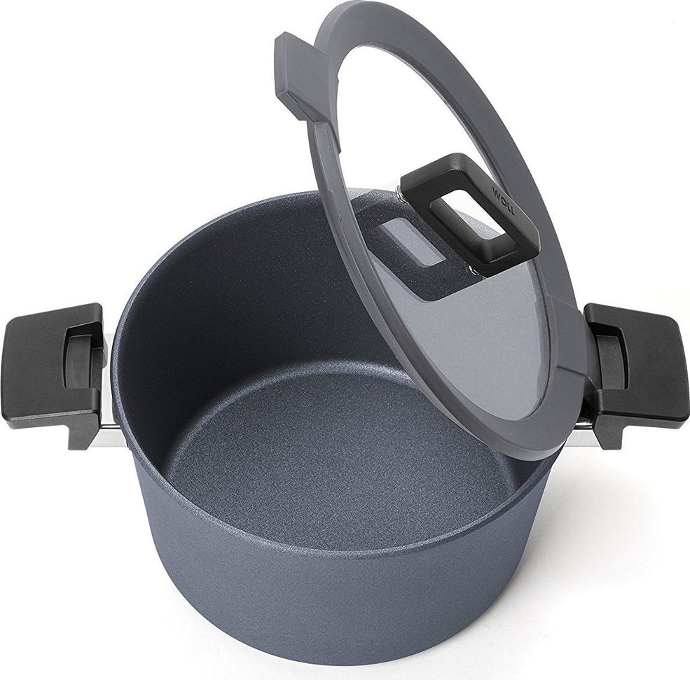 Woll - Diamond Plus 8 QT Concept Induction Stock Pot with Lid & Silicone Insert - W128-1CPI