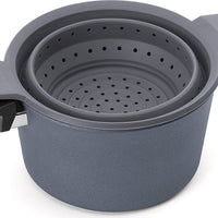 Woll - Diamond Plus 8 QT Concept Induction Stock Pot with Lid & Silicone Insert - W128-1CPI