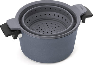 Woll - Diamond Plus 8 QT Concept Induction Stock Pot with Lid & Silicone Insert - W128-1CPI