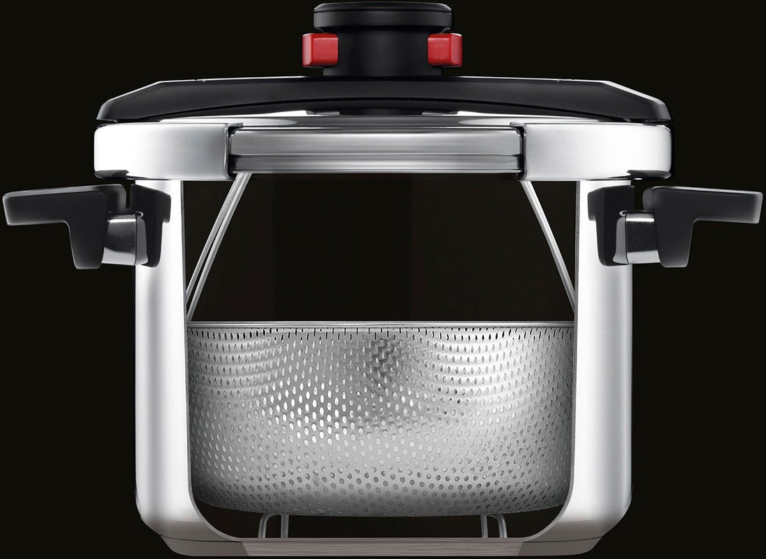 Woll - Pressure Pro 6 L Pressure Cooker With Lid And Steaming Insert (22 CM) - 122PP