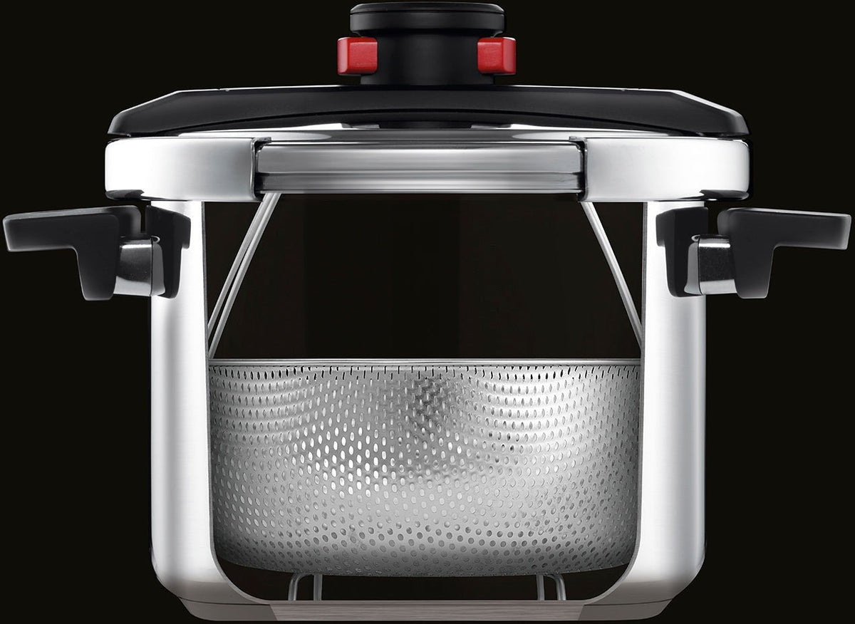 Woll - Pressure Pro 6 L Pressure Cooker With Lid And Steaming Insert (22 CM) - 122PP