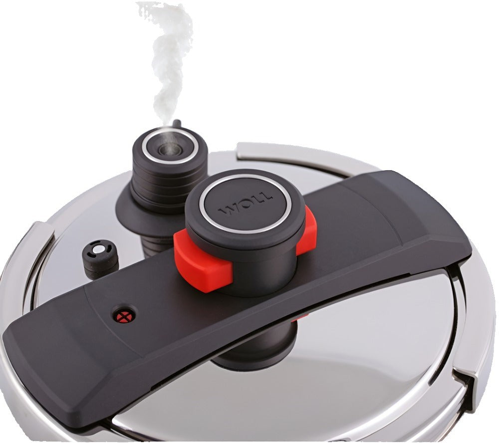 Woll - Pressure Pro 6 L Pressure Cooker With Lid And Steaming Insert (22 CM) - 122PP
