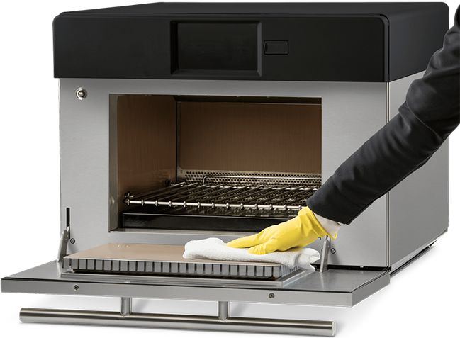 XpressChef - 208‐240V High-Speed Accelerated Cooking Countertop Oven with Teflon Coating and Touch Screen Display - MXP22TLT (ETA 5-6 Weeks)