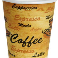 YesEco - 8 Oz Paper Coffee Hot Cup, 1000/Cs - HOT8CUP-L8