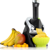 Yonanas - 200 Watts Black Classic Vegan Non-Dairy Frozen Fruit Soft-Serve Dessert Maker - IC0902BK13