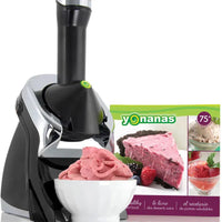 Yonanas - 200 Watts Black Classic Vegan Non-Dairy Frozen Fruit Soft-Serve Dessert Maker - IC0902BK13