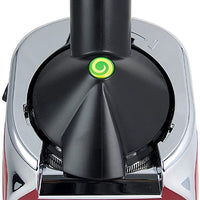 Yonanas - 200 Watts Red Deluxe Vegan Frozen Soft-Serve Dessert Maker with Premium Chrome Design - IC0988RD13