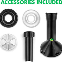 Yonanas - 200 Watts Silver Classic Vegan Non-Dairy Frozen Fruit Soft-Serve Dessert Maker - IC902ESV22