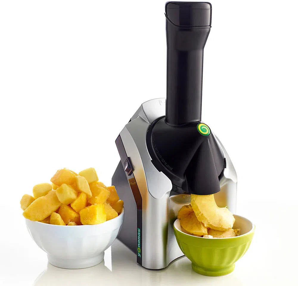Yonanas - 200 Watts Silver Classic Vegan Non-Dairy Frozen Fruit Soft-Serve Dessert Maker - IC902ESV23