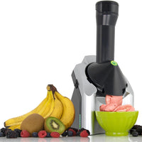 Yonanas - 200 Watts Silver Classic Vegan Non-Dairy Frozen Fruit Soft-Serve Dessert Maker, Pack of 2 - 902