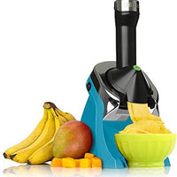 Yonanas - 200 Watts Teal Deluxe Vegan Frozen Soft-Serve Dessert Maker with Premium Chrome Design - IC0988TL13 - DISCONTINUED