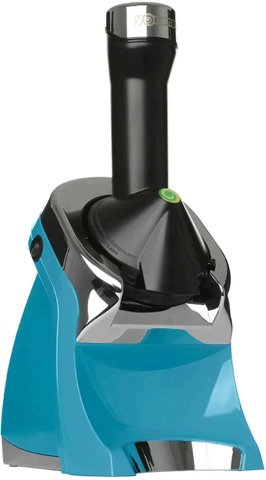 Yonanas - 200 Watts Teal Deluxe Vegan Frozen Soft-Serve Dessert Maker with Premium Chrome Design - IC0988TL13 - DISCONTINUED