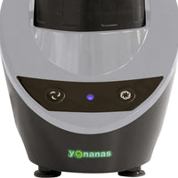 Yonanas - 300 Watts Grey Personal Blender with 13.5-Ounce Portable Cup and Drinking Lid for Shakes and Smoothies - YOPB300GY