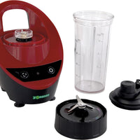 Yonanas - 300 Watts Red Personal Blender with 13.5-Ounce Portable Cup and Drinking Lid for Shakes and Smoothies - YOPB300RD