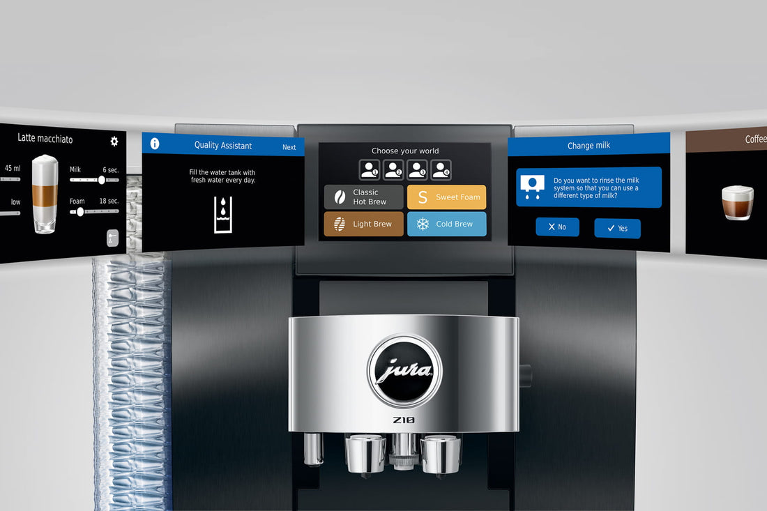 Jura - Z10 NAB Automatic Coffee Machine Aluminum Black - 15702