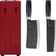 ZWILLING - DRAGON 3 PC Knife block set with 6.5" Nakiri Knife, 6" Chopper Knife and Knife Block - 54412-003