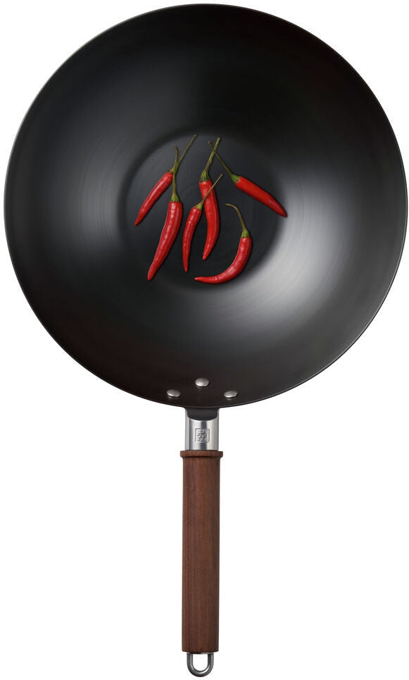 ZWILLING - Dragon 12" Carbon Steel Wok with Lid - 1010712 - DISCONTINUED
