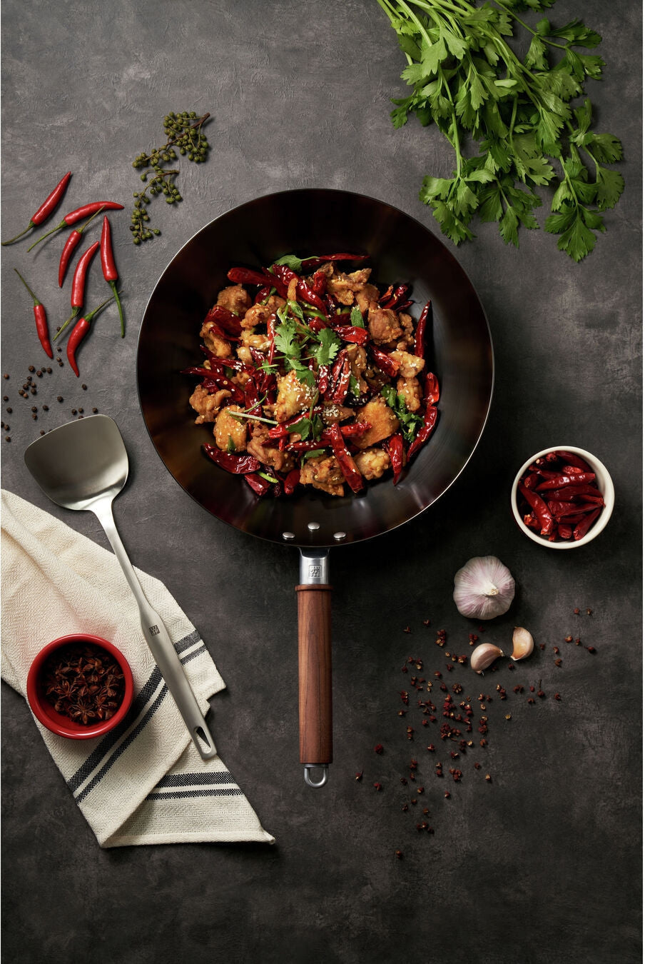 ZWILLING - Dragon 12" Carbon Steel Wok with Lid - 1010712 - DISCONTINUED