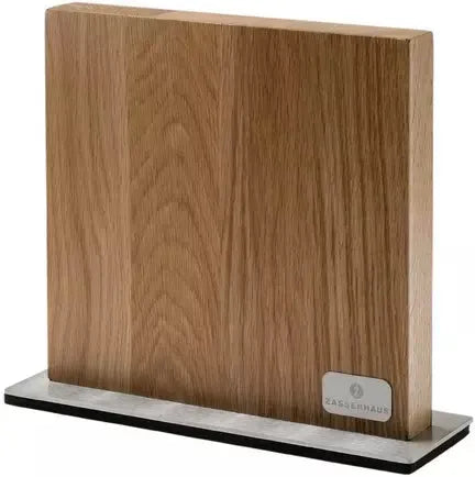 Zassenhaus - 11" Oak Wood Magnetic Knife Block - M078084