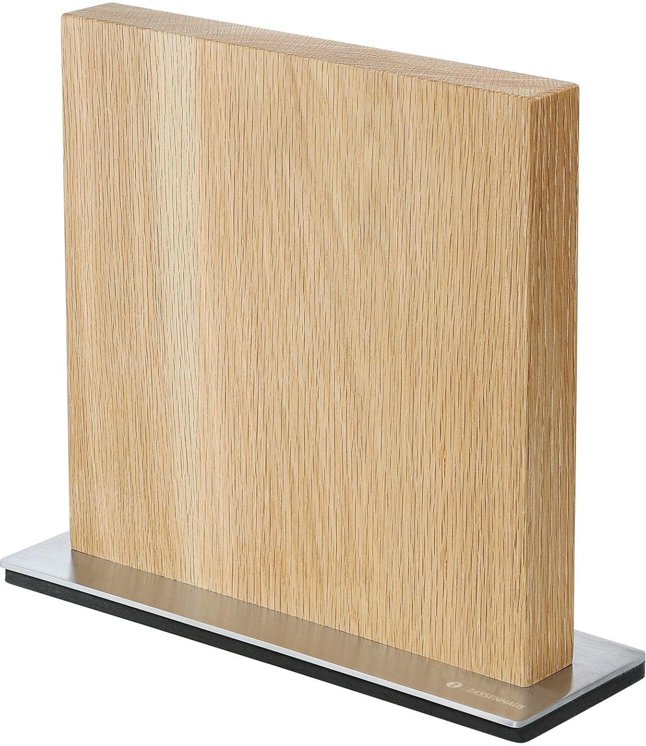 Zassenhaus - 11" Oak Wood Magnetic Knife Block - M078084