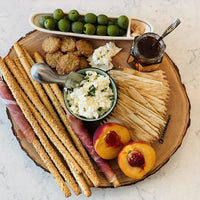 Zassenhaus - 12.5" Round Acacia Wood Serving Board - M059090