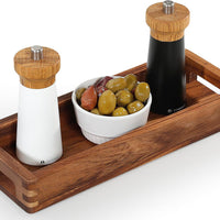 Zassenhaus - 15.8" Rectangular Acacia Wood Serving Tray - M059236