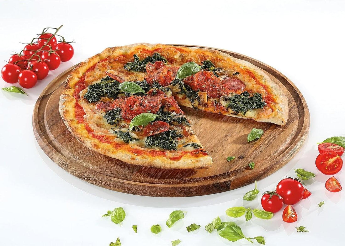 Zassenhaus - 13" Round Acacia Pizza Plate - M055498