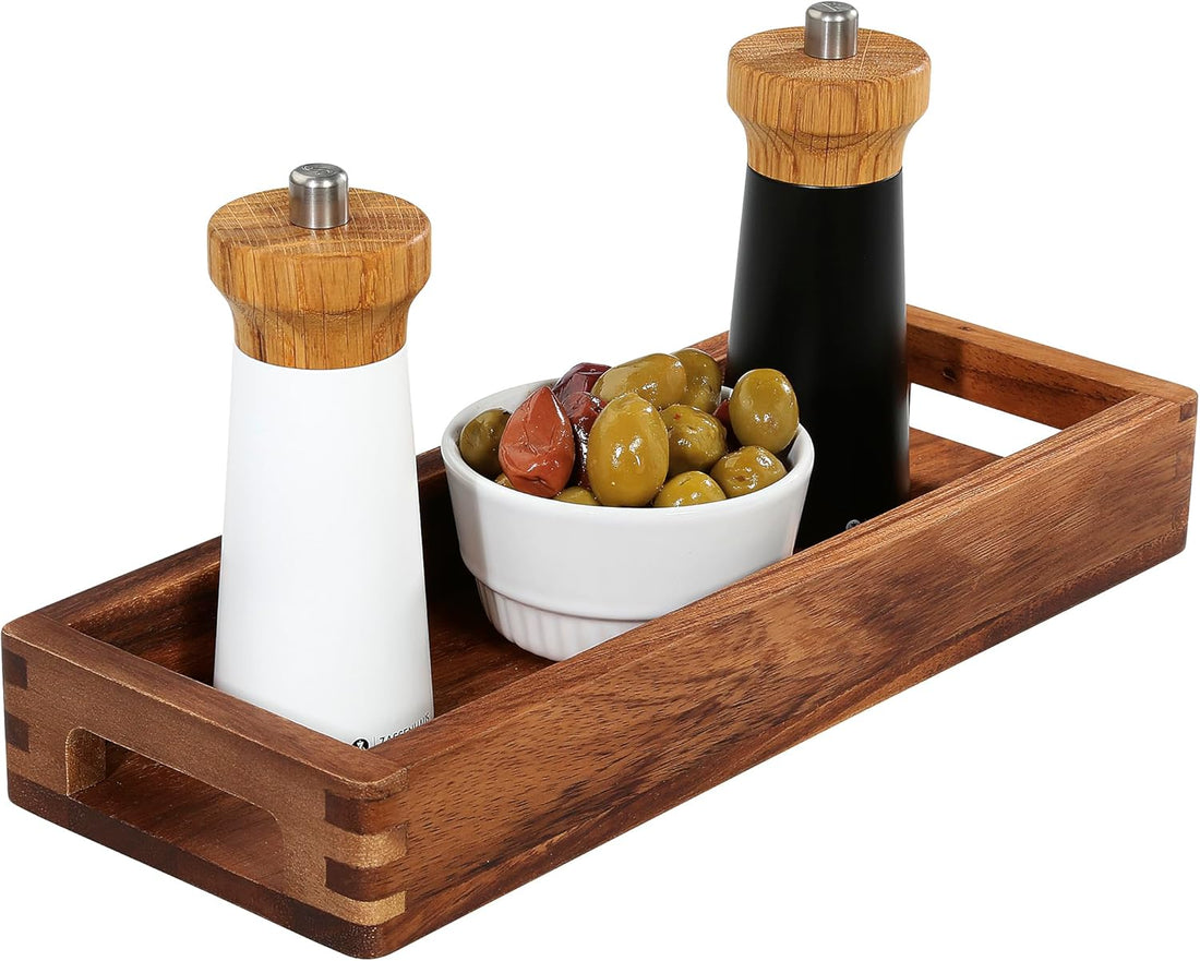 Zassenhaus - 13" Rectangular Acacia Wood Serving Tray - M059229