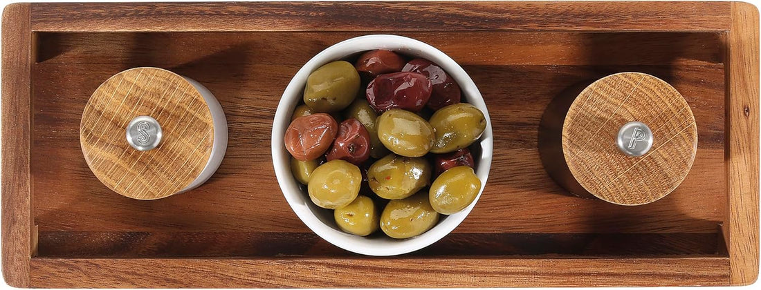 Zassenhaus - 13" Rectangular Acacia Wood Serving Tray - M059229