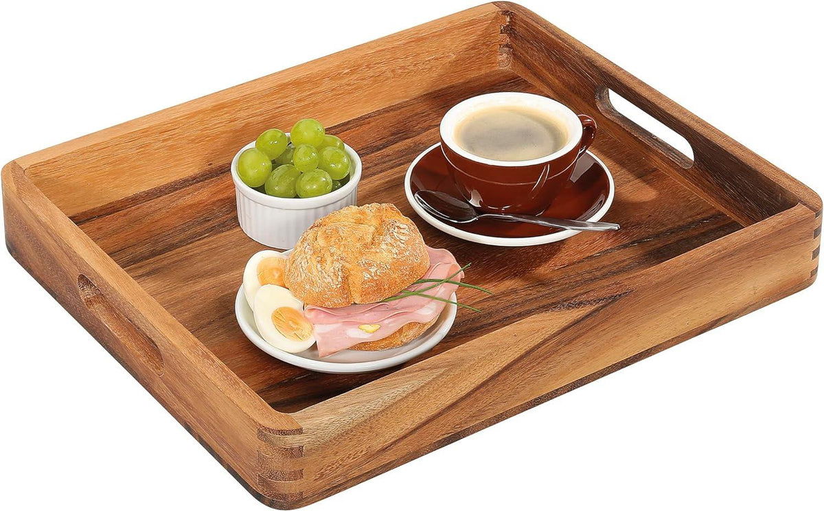 Zassenhaus - 20.5" Rectangular Acacia Wood Serving Tray - M059212