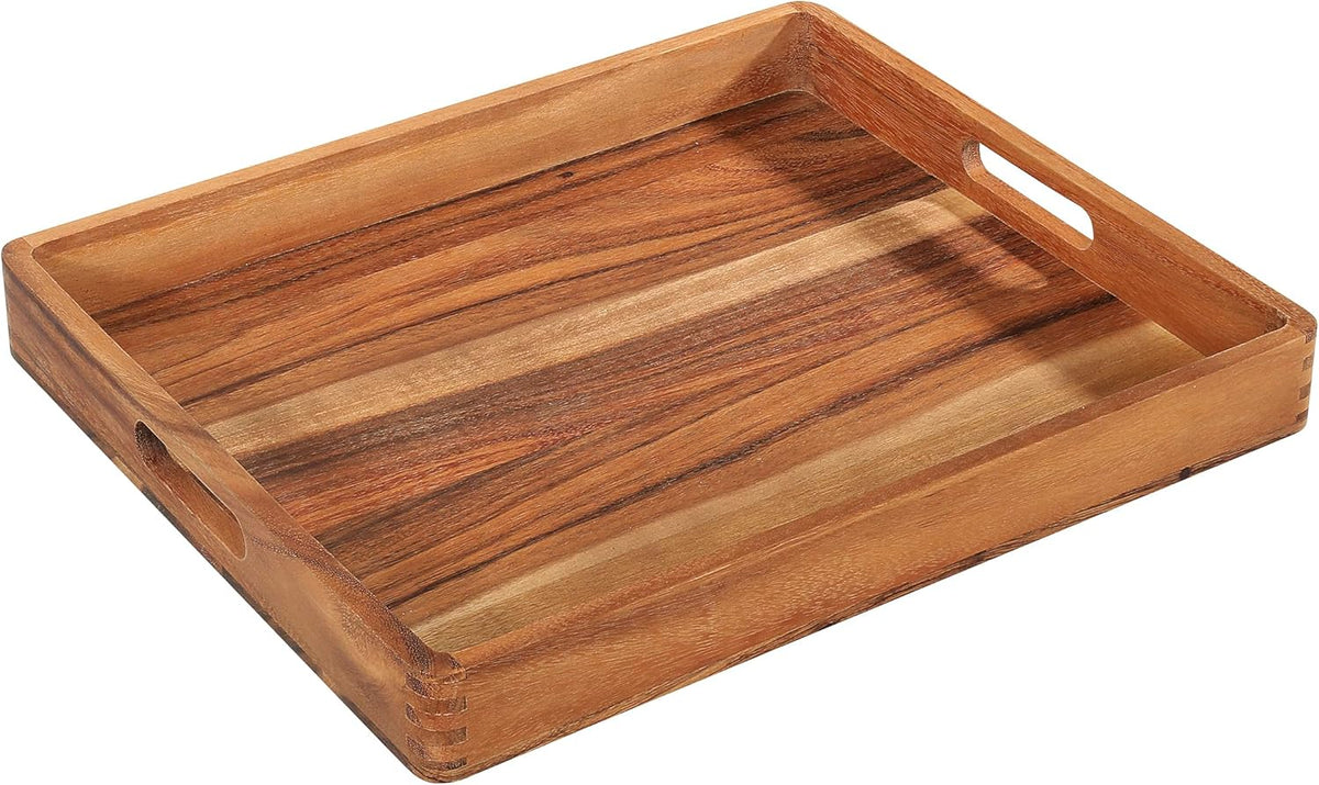 Zassenhaus - 20.5" Rectangular Acacia Wood Serving Tray - M059212