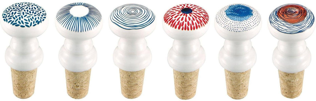 Zassenhaus - 2.6" Scandic Bottle Stoppers, 12 Pcs - M057966