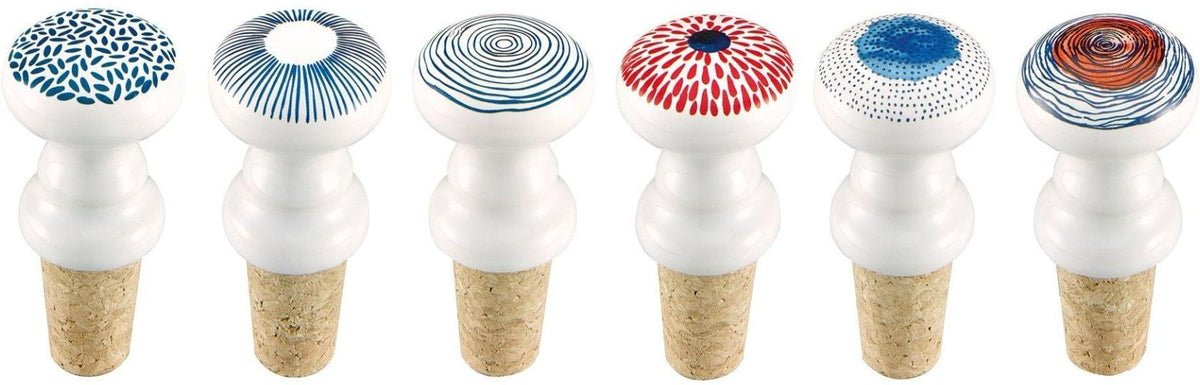 Zassenhaus - 2.6" Scandic Bottle Stoppers, 12 Pcs - M057966