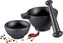 Zassenhaus - 3 Pc Black Cast Iron Mortar & Pestle - M076073
