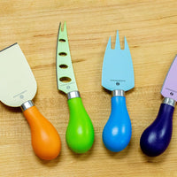 Zassenhaus - 4 Stainless Steel Blades with Non-Stick Coating Cheese Knife Set - M071139